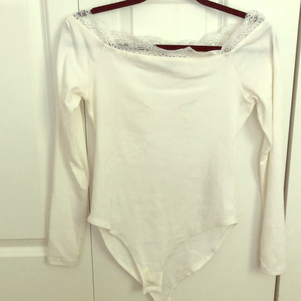 Off the shoulders white